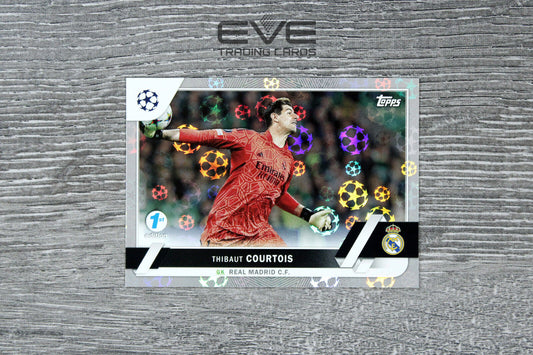 2022-23 Topps UEFA Club Competitions 1st Edition #63 Thibaut Courtois Starball