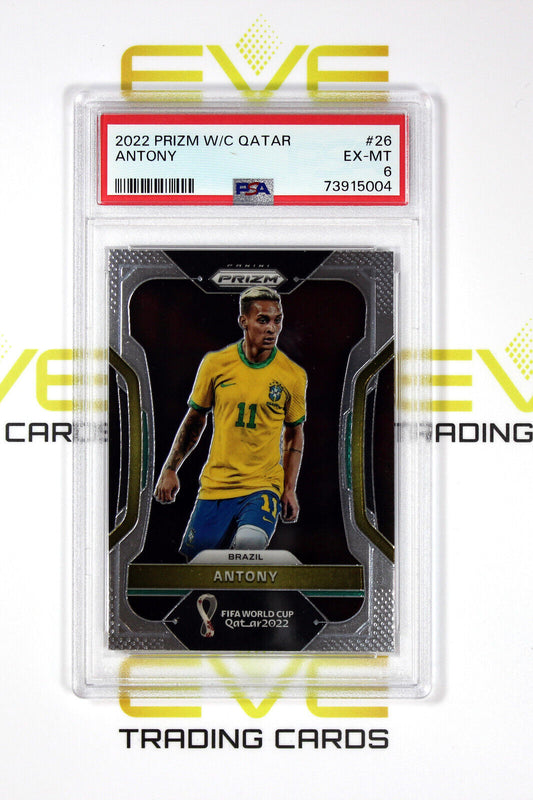2022 Panini Prizm FIFA Road to World Cup #26 - Anthony - PSA 6