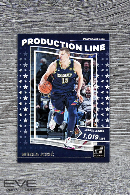 2022-23 Panini Donruss Basketball Card #5 Nikola Jokic "Production Line" - NM/M