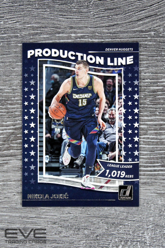 2022-23 Panini Donruss Basketball Card #5 Nikola Jokic "Production Line" - NM/M