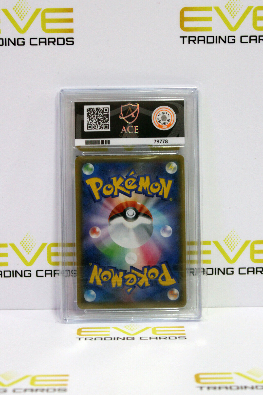 Graded Pokemon Card- #328/190 2020 Shiny Star V Eternatus VMAX Ultra Rare -Ace 9