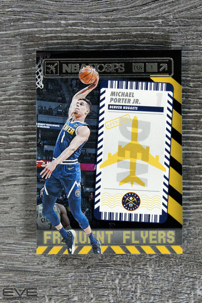 2021 Panini NBA Hoops Frequent Flyers Basketball Card #6 Michael Porter Jr -NM/M