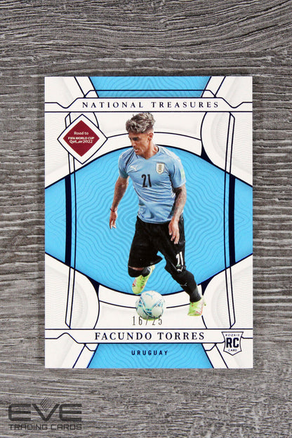 2022 Panini National Treasures Road FIFA World Cup 148 Facundo Torres /25 - NM/M