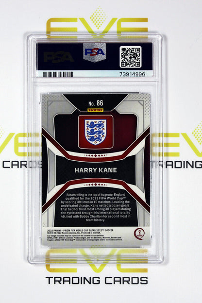 2022 Panini Prizm FIFA Road to World Cup #86 - Harry Kane - PSA 9