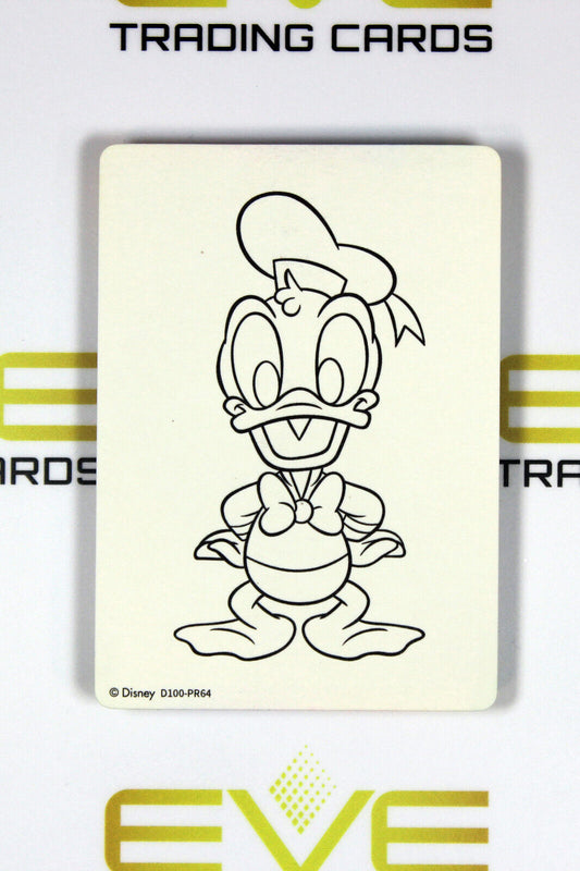 Card Fun 2023 Disney 100 Joyful Case Topper Promo Sketch - D100-PR64 Donald Duck