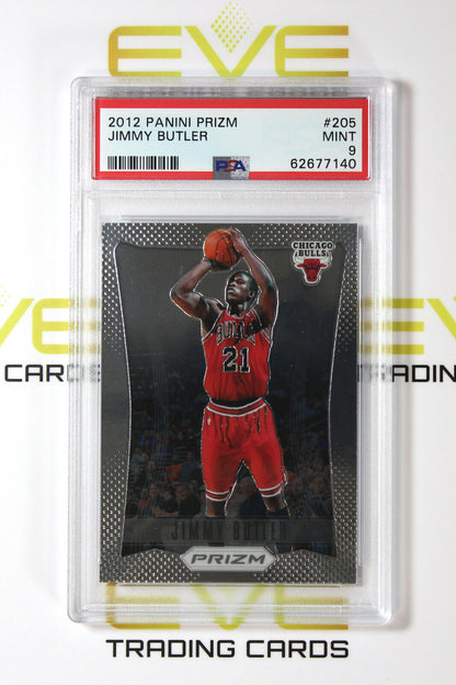 Graded Basketball Card 2012 Panini Prizm #205 Jimmy Butler - PSA 9