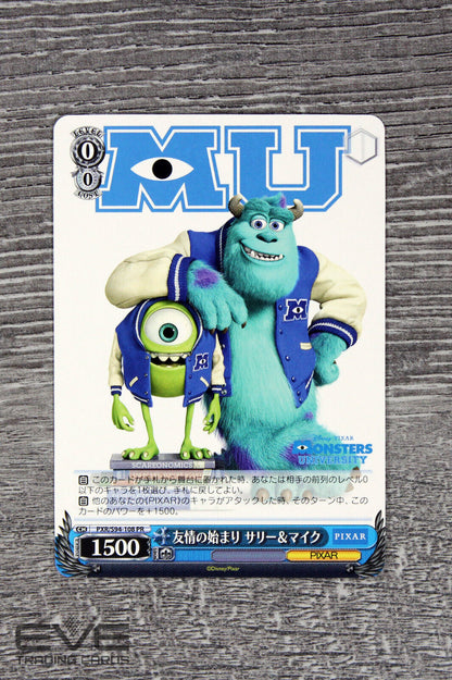 Weiss Schwarz Japanese Pixar Card PXR/S94-108 PR "Friendship Sully & Mike" NM/M