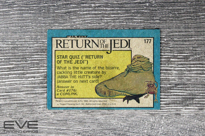 1983 Topps Vintage Star Wars Return of the Jedi S2 Card #177 Confronting Destiny