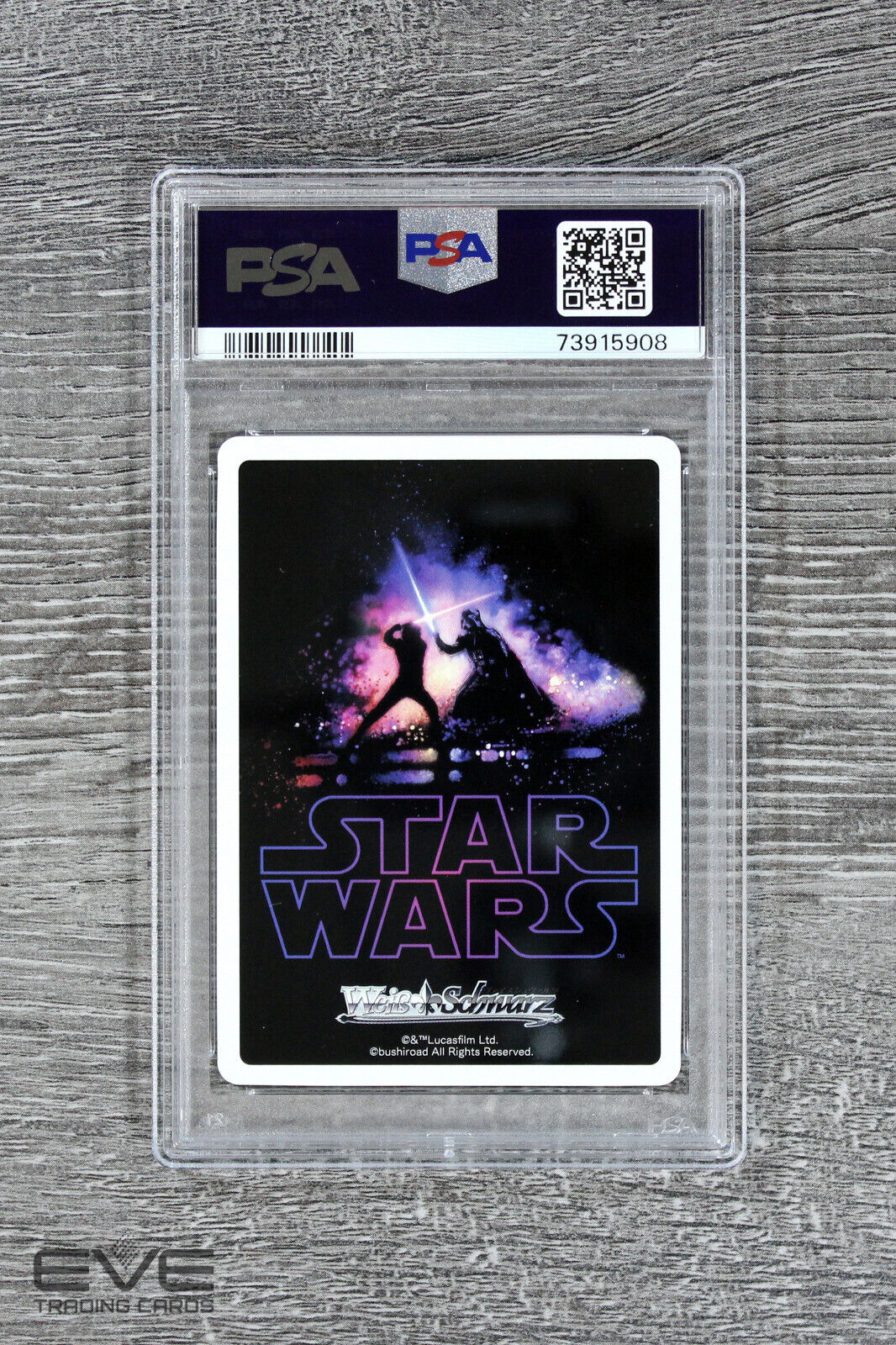 2022 Weiss Schwarz Japanese Star Wars Card Darth Vader SW/S49-055re RR - PSA 10