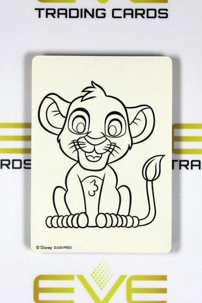 Card Fun 2023 Disney 100 Joyful Case Topper Promo Sketch - D100-PR03 Simba