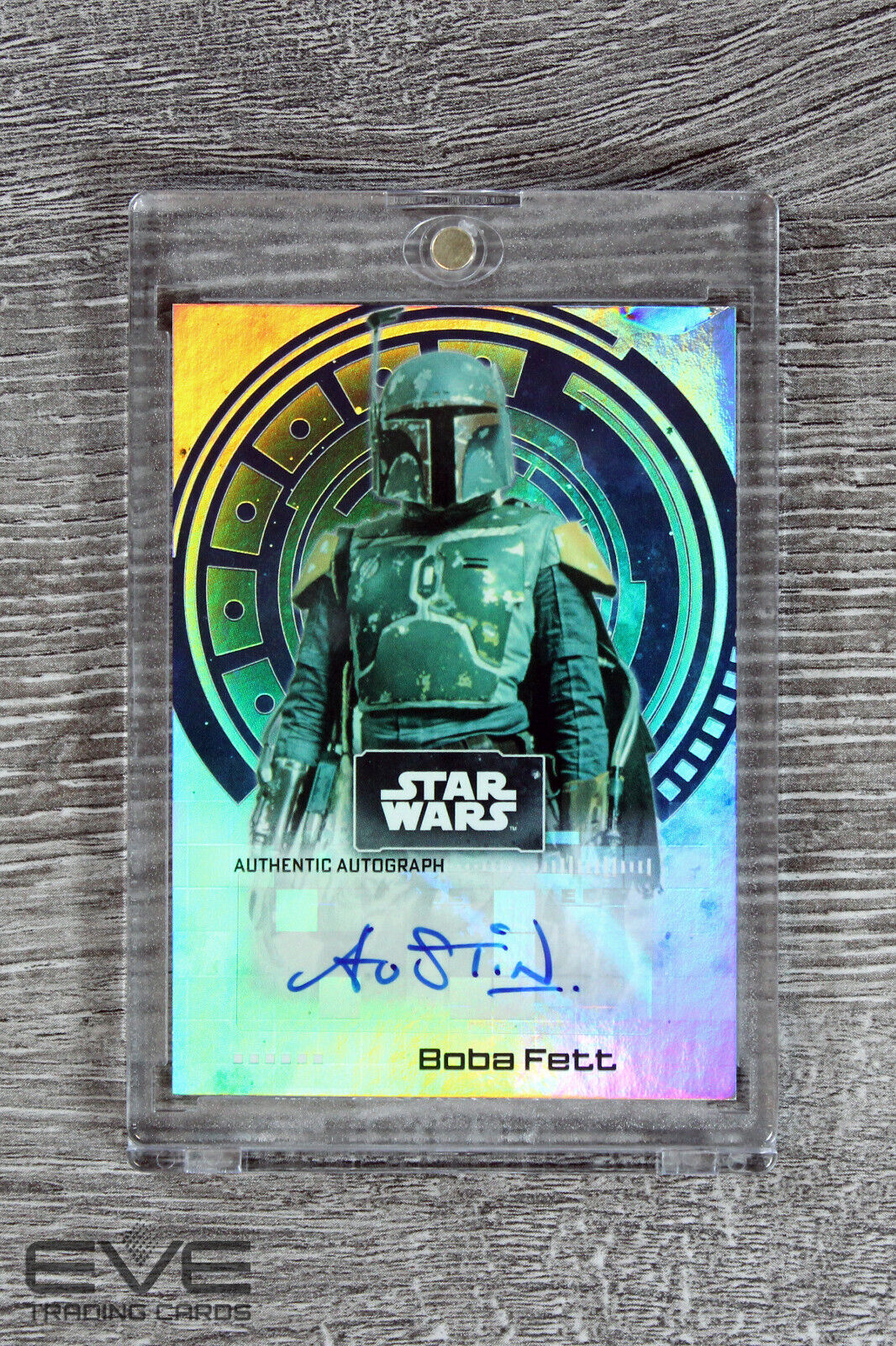 2022 Topps Star Wars Sig Series A-MA Mark Austin Boba Fett Auto - MINOR DAMAGE