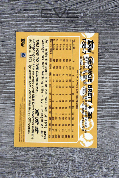 2023 Topps Series One Baseball Card T88-7 George Brett 35th Anniversary - NM/M