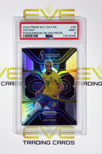 2022 Panini Silver Prizm FIFA Road to World Cup Phenomenon #28 Anthony - PSA 9