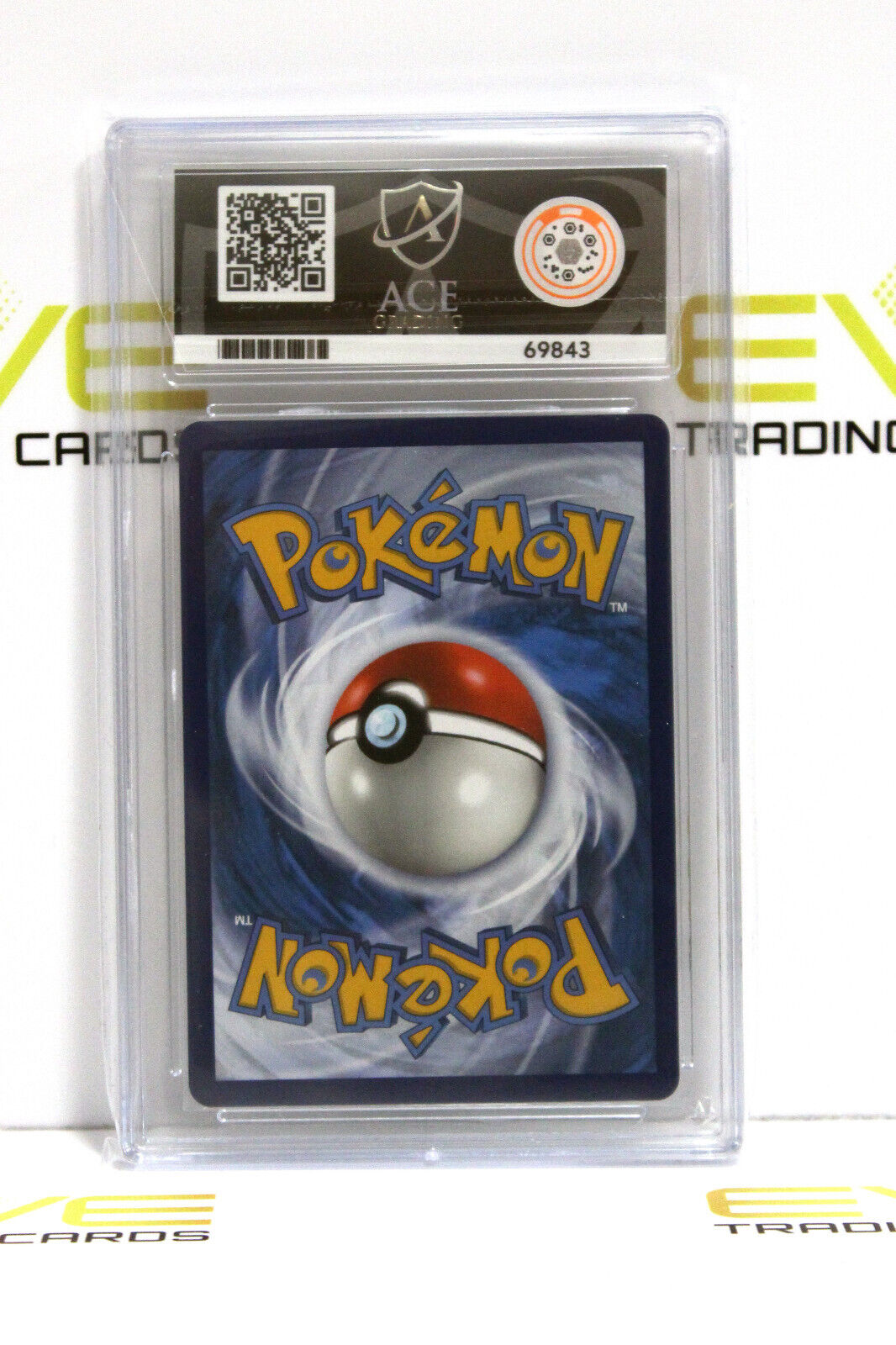 Graded Pokémon Card - #176/196 2022 Rotom V Lost Origin Full Art - Ace 10