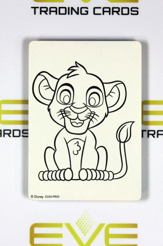 Card Fun 2023 Disney 100 Joyful Case Topper Promo Sketch - D100-PR03 Simba