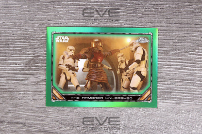 Topps Chrome Star Wars The Mandalorian Card S1-48 The Armorer Unleashed /50
