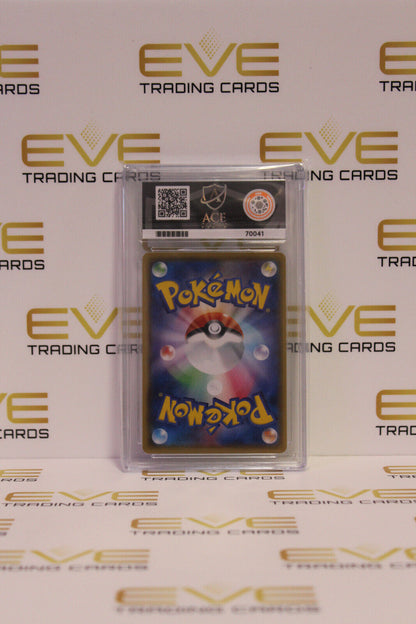 Graded Pokemon Card - 022/028 2021 25th Anni Surfing Pikachu VMAX Full Art Ace 9