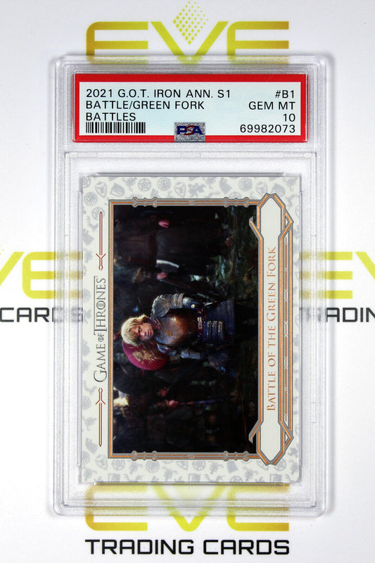 Graded Game of Thrones Card - #B1 2021 Battle of the Green Fork - PSA 10