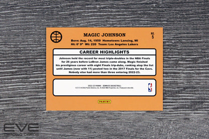 2022-23 Panini Donruss Basketball Card #5 Magic Johnson - NM/M