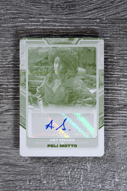 Topps Star Wars The Book of Boba Fett 1/1 Printing Plate Peli Motto A-AS Auto