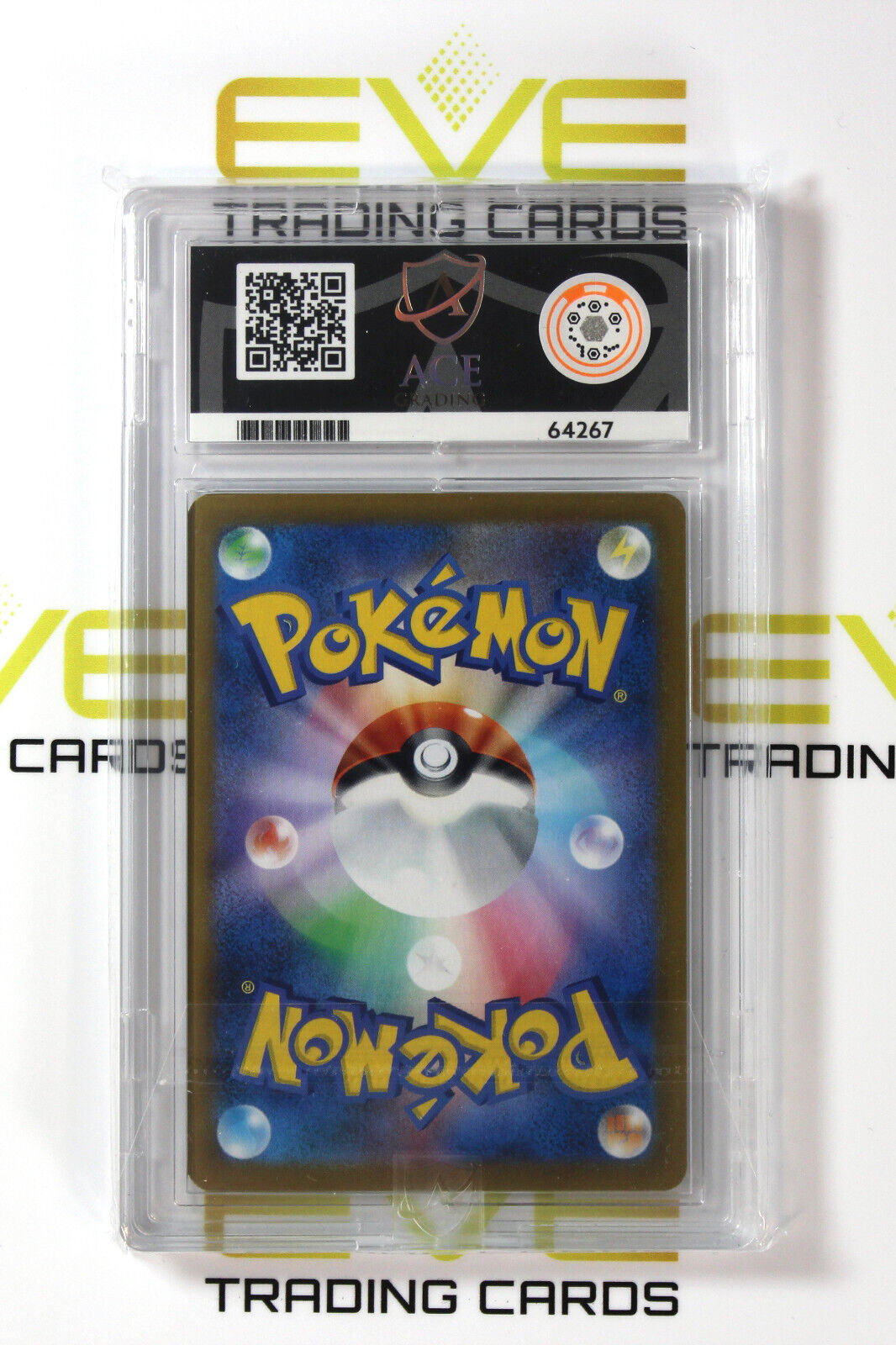 Graded Pokemon Card #096/184 2021 Galarian Moltres V VMAX Climax Holo Jpn -Ace 9