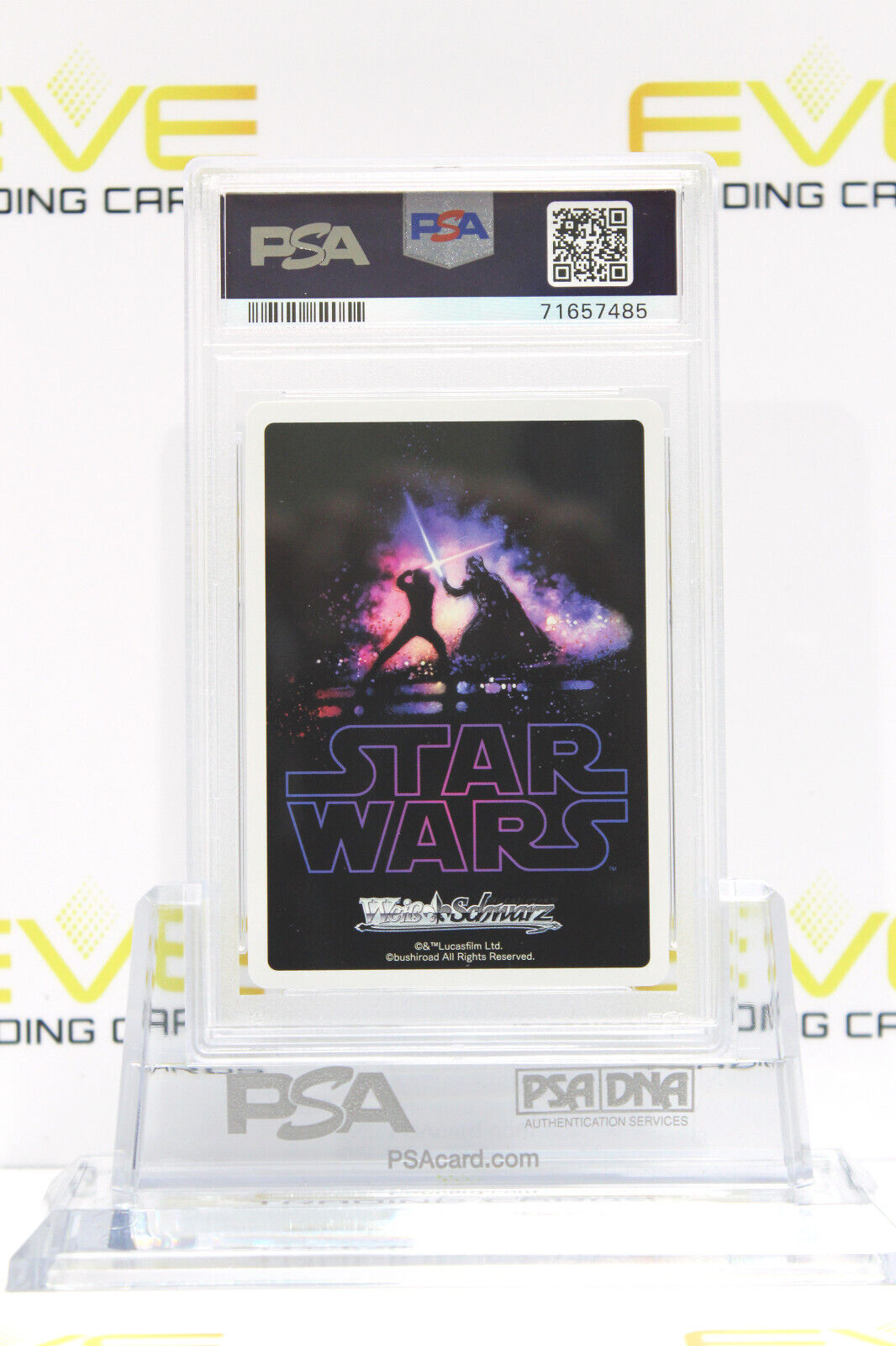 2022 Weiss Schwarz Japanese Star Wars Card Captain Han Solo SW/S49-007S - PSA 10