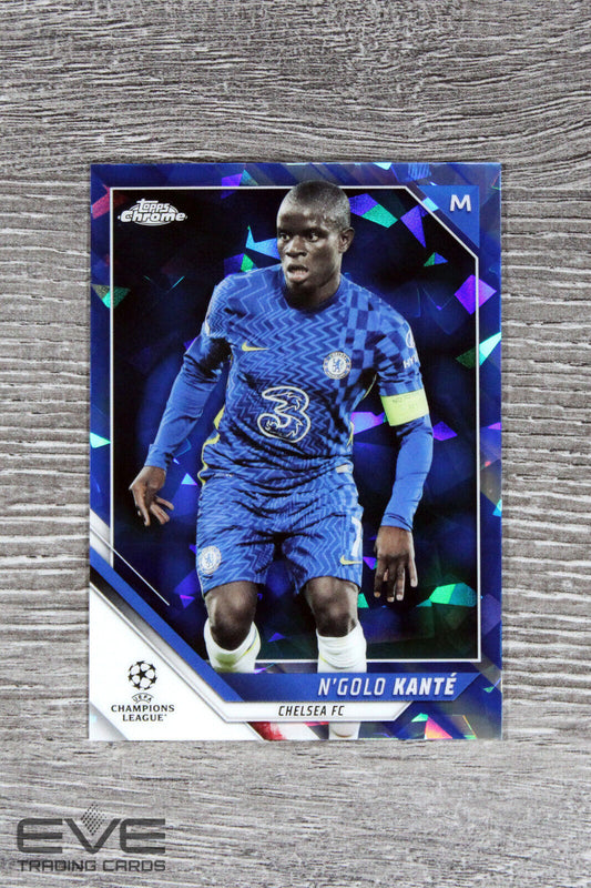 2021-22 Topps UEFA Champions League #173 N'Golo Kante Blue Cracked Ice - NM/M