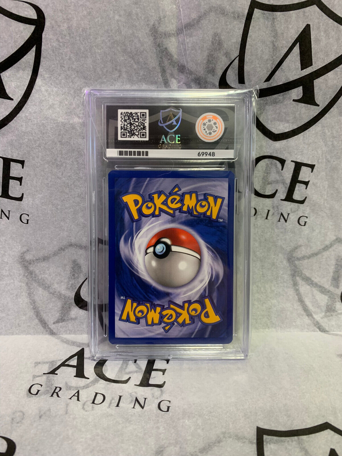 Graded Pokemon Card - #61/62 1999 Fossil Recycle - Ace 8