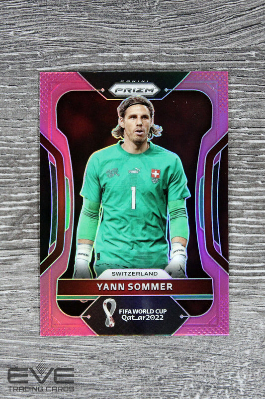 2022 Panini Prizm FIFA World Cup Soccer Card #272 Yann Sommer Pink Prizm - NM/M