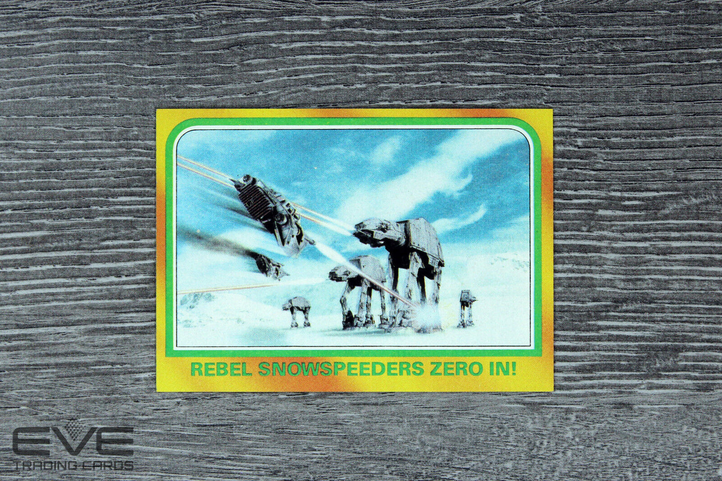 1980 Topps Vintage Star Wars Empire Strikes Back S3 Card #327 Rebel Snowspeeders