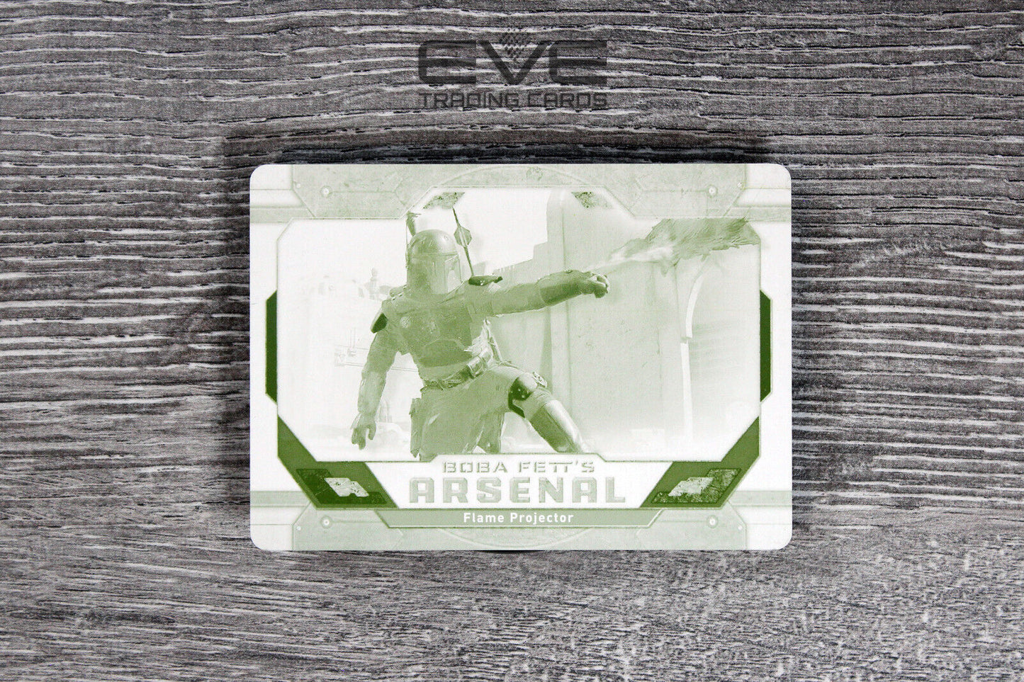 Topps Star Wars The Book of Boba Fett 1/1 Printing Plate Boba Fett Arsenal BA-3